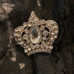 Rhinestone Brooch Stunning Royalty